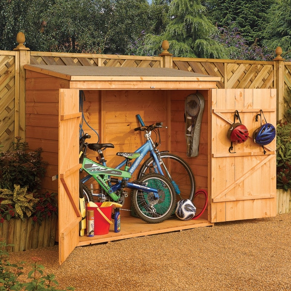 Wall-Store Outdoor Wood Storage Shed
