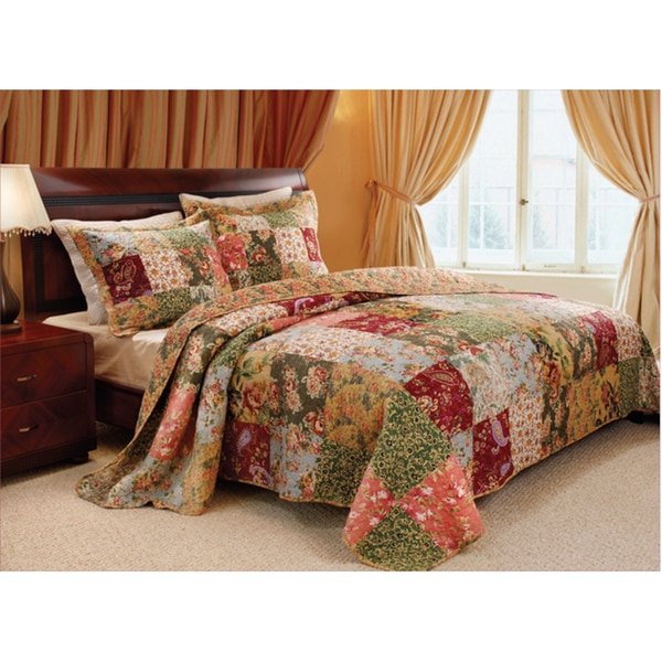  Antique Chic 3-piece Cotton Bedspread Set