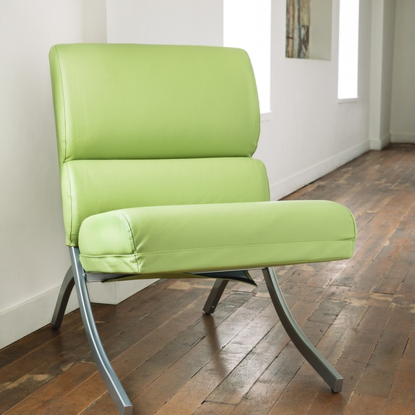 Rialto Lime Green Bonded Leather Chair