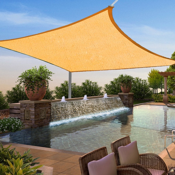 MCombo Sun Shade Sail Outdoor UV Top Cover Patio Lawn Multiple Shape Block Canopy 6055-1212Y