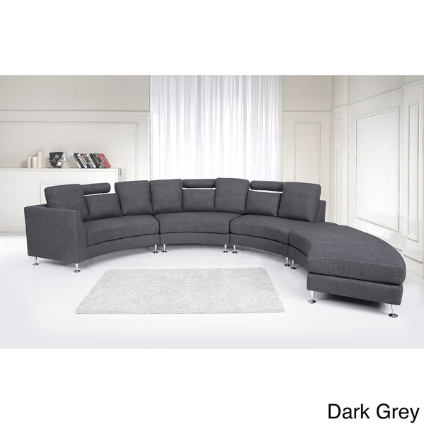  Round Fabric Sectional Sofa