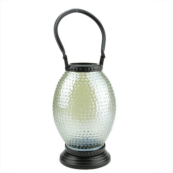 Hobnail Glass Tea Light Candle Holder Lantern