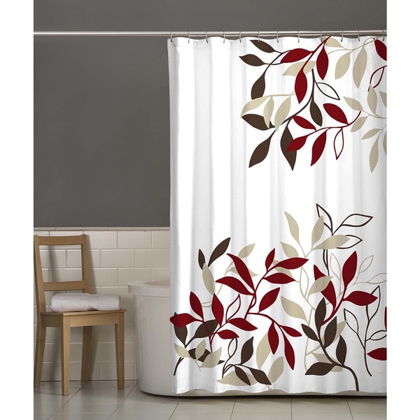 Maytex Satori Fabric Shower Curtain