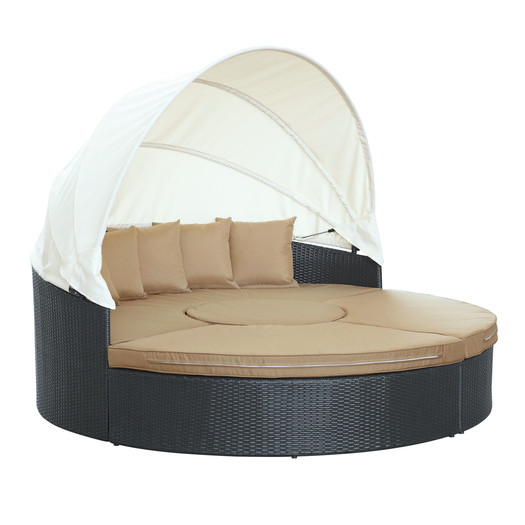 Modway Quest Canopy Daybed Seating Group with Cushions