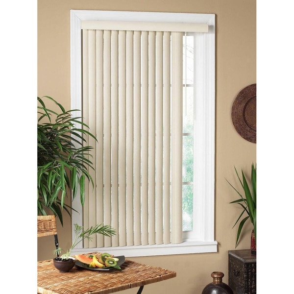 Vertical Alabaster Textured Window Blind