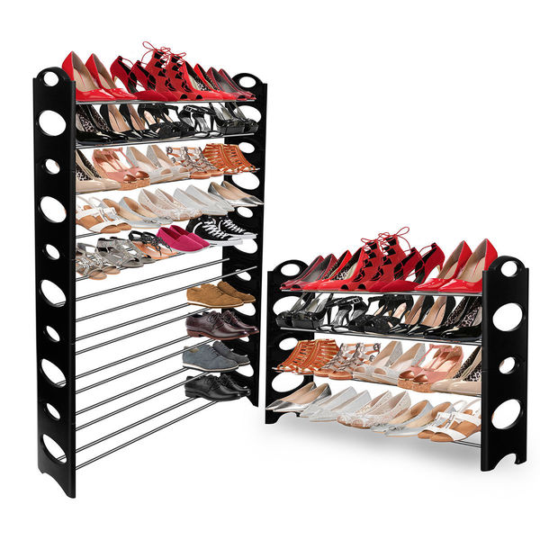 Shoe Rack Tower Storage Organizer for up to 50 Pairs of Shoes