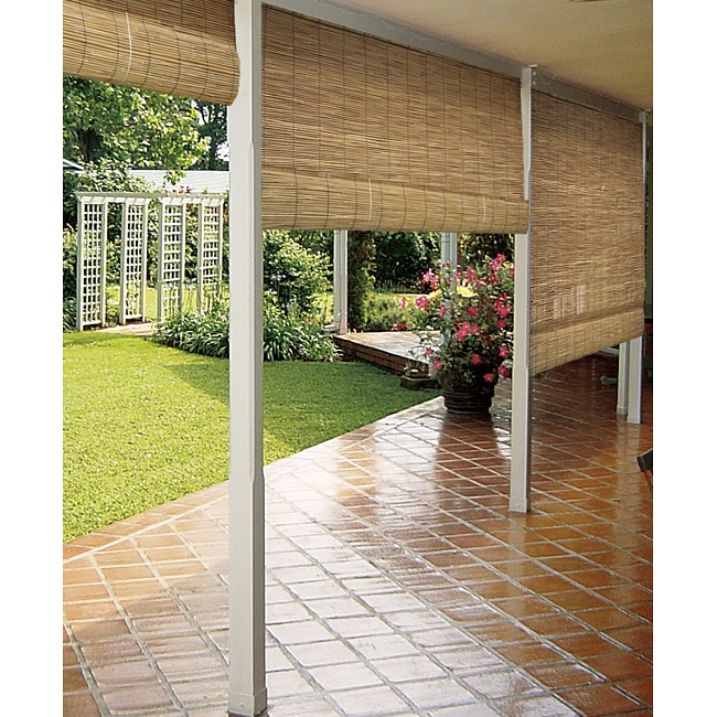 Reed Natural Outdoor Roll-up Blind