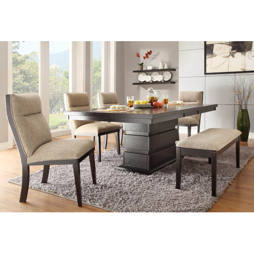 Tanager Extendable Brown Dining Table by Woodhaven Hill