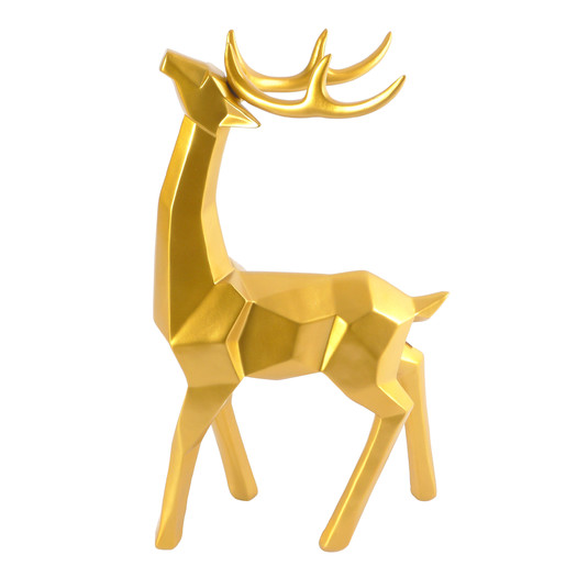Head Up Deer Figurine 