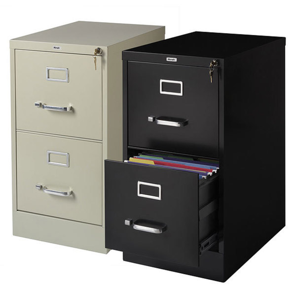 Hirsh 22-inch Deep 2-drawer Letter Size Commercial Vertical File Cabinet