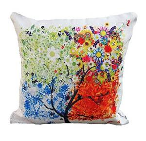 Cotton Linen Square Throw Pillow Case Cushion Covers