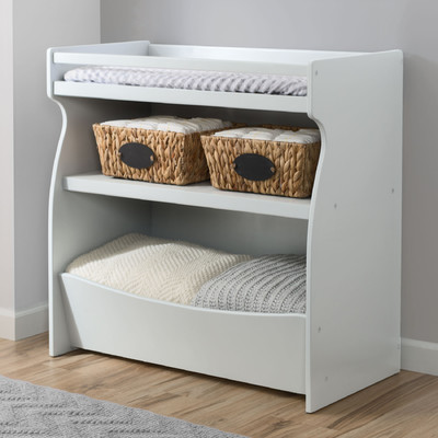 2-in-1 Changing Table and Storage Unit