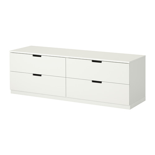 Nordli White Dresser  by IKEA