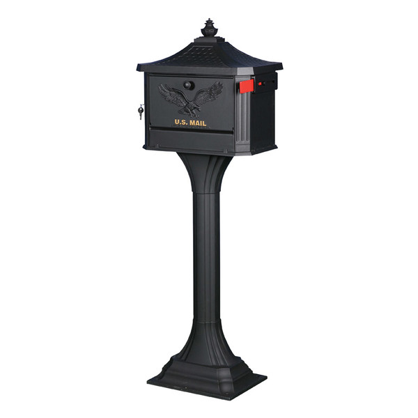 Locking Mailbox with Post Included 