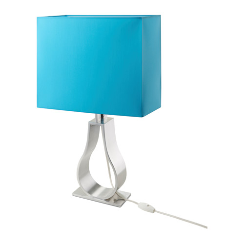 KLAB deep turquoise and silver table lamp designed by Monika Mulder