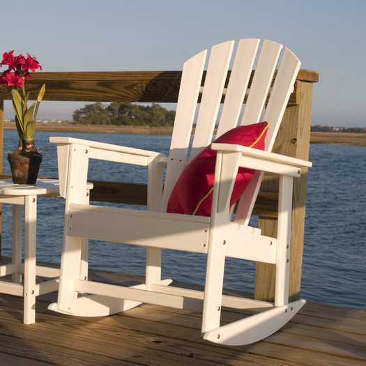 South Beach Shell Back Rocking Chair by POLYWOOD