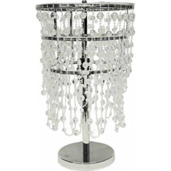 translucent beaded table lamp
