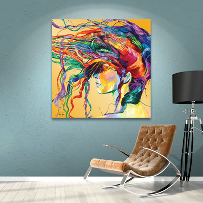 Windswept Painting Print on Canvas 
