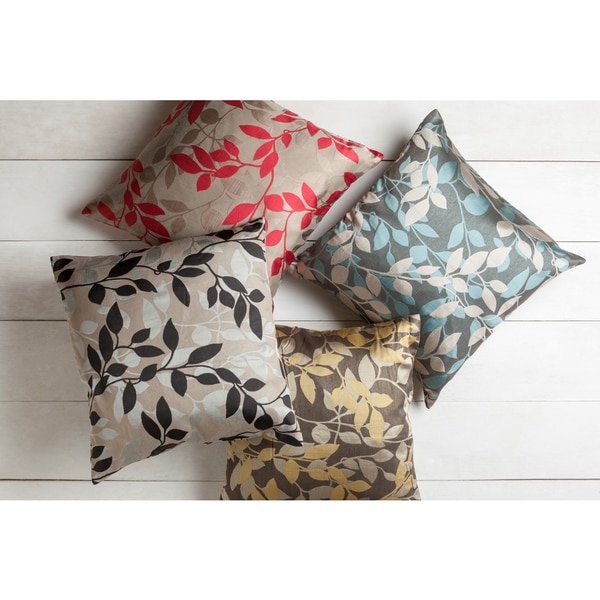 Decorative Skegness 18-inch Leaves Pillow Cover