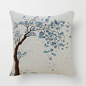 LynÂ® Cotton Linen Square Throw Pillow Case Decorative Cushion Cover Pillowcase