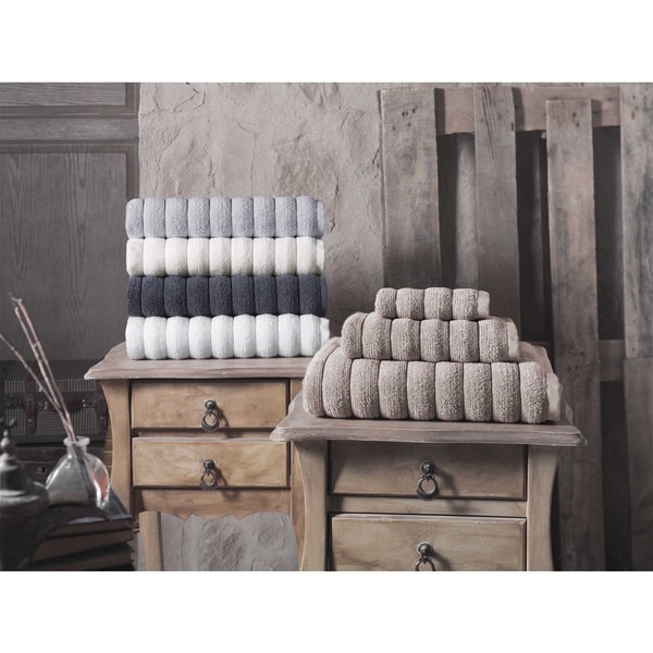 Vague Zero-Twist 100-percent Turkish Micro Cotton Bath Towels (Set of 2)
