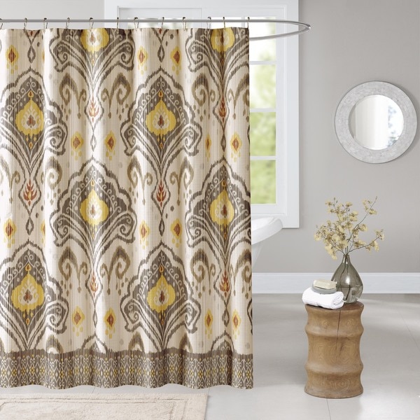 Madison Park Sabina Shower Curtain 3-Color Option