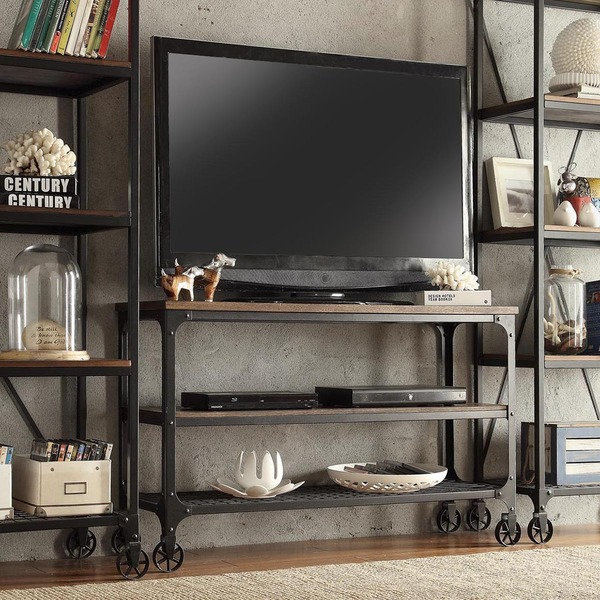 Modern Rustic Console Sofa Table TV Stand