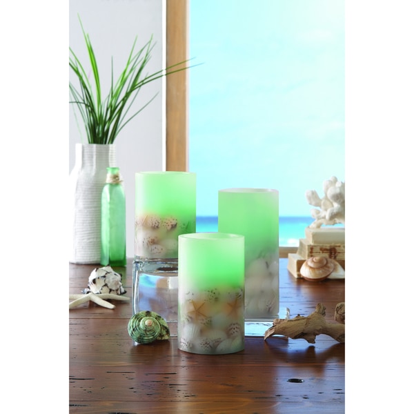 Apothecary 3-Piece LED Candle Set with Remote