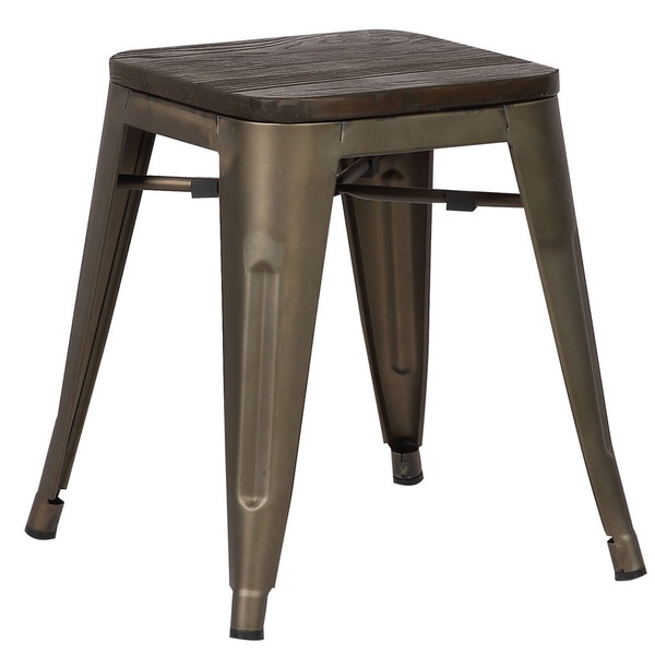 Edgemod Trattoria 18-inch Table Stool in Bronze (Set of 4)