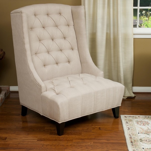 Miles Tall Wingback Accent Chair Favorave, Tall Accent Chairs