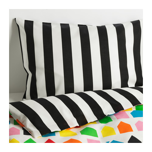 HEMLÃ„NGTAN Duvet cover and pillowcase(s), multicolor