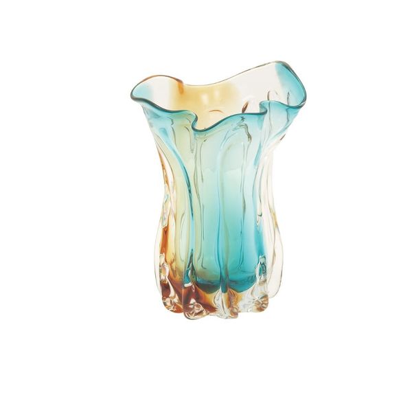 Multicolored Glass Vase