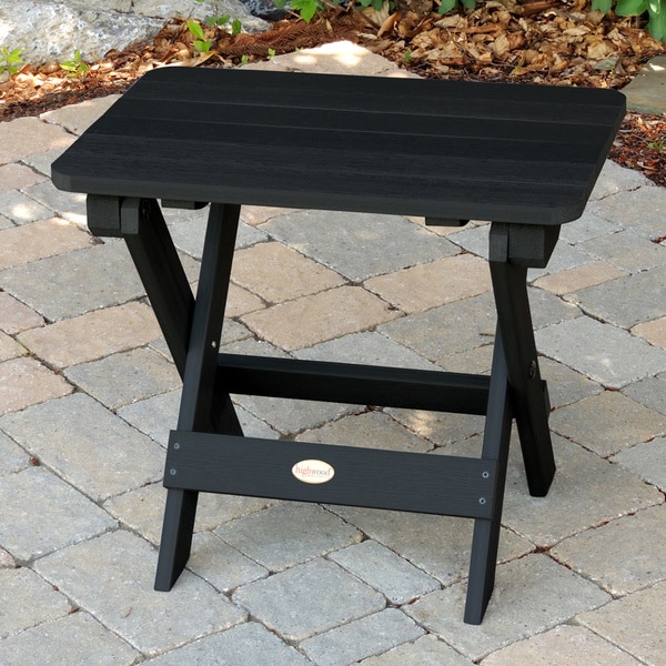 Highwood Eco-friendly Synthetic Wood Adirondack Folding Side Table