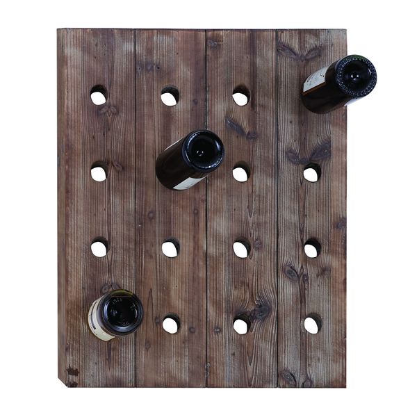 Classy Wall Mount Wine Rack with 16 Slots