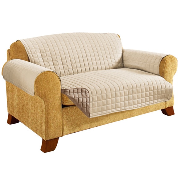 Elegant Comfort Quilted Reversible Sofa Protector