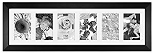 Berkeley Matted Black Wood Collage Picture Frame